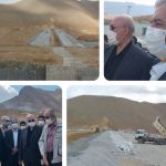 استاندار اصفهان از سد خاکی سرداب شهرستان فریدونشهر بازدید کرد